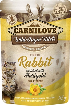 CARNILOVE Cat pouch rich in rabbit 85g - kattemad